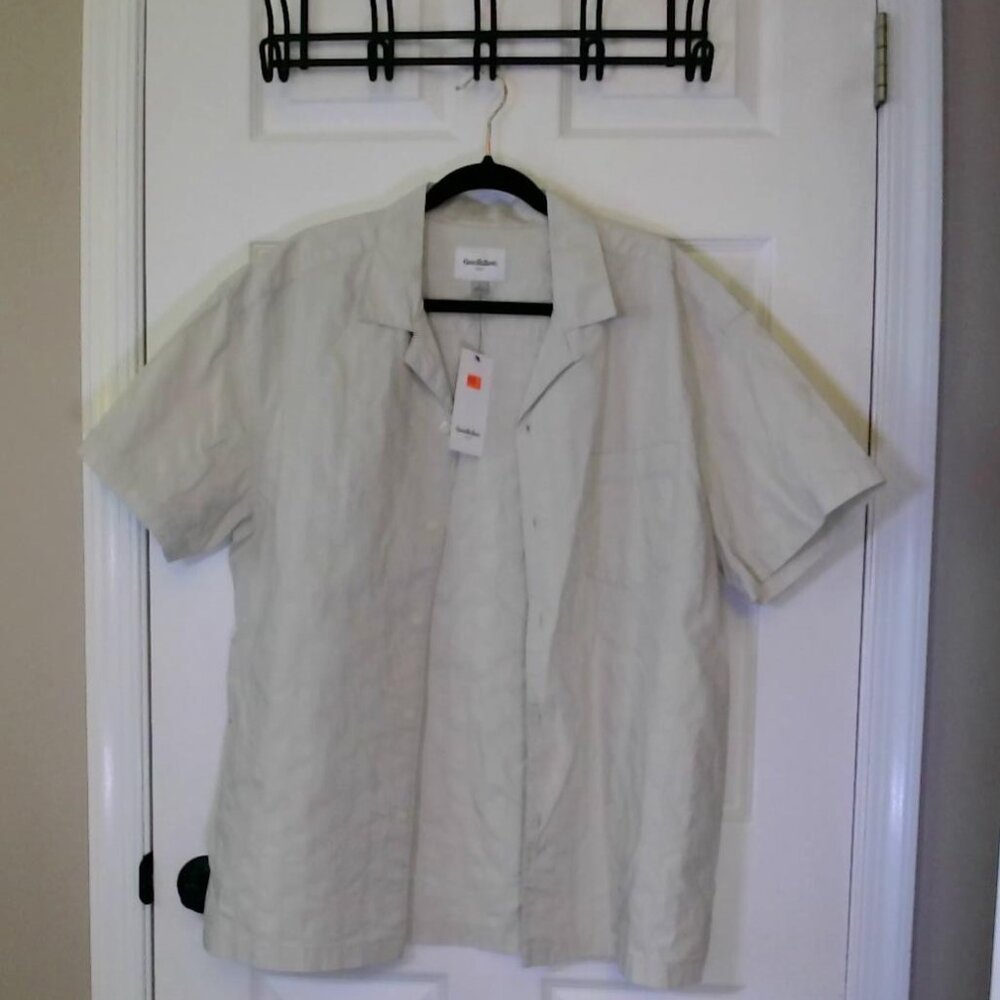 Men's Beige Buttondown